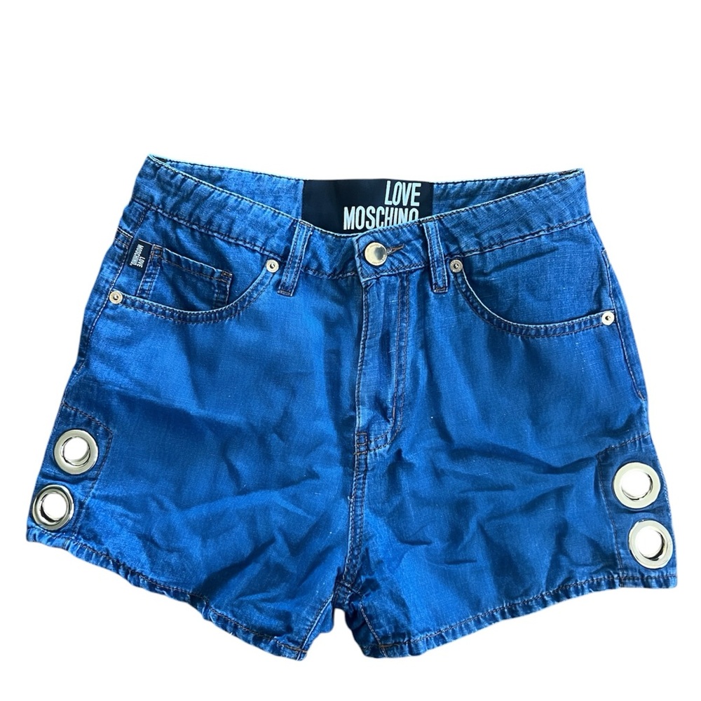 Love Moschino Denim Shorts Size 6